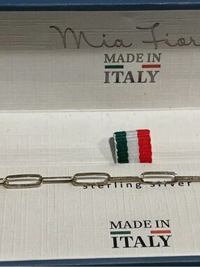 Mia Fiore Gold plated - Sterling Silver Link Bracelet - Silver